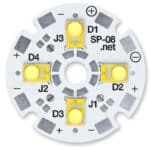 High thermal performance Quad SinkPAD-II LED module